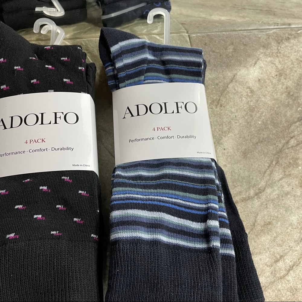 🌻4 packs of men’s NWT Adolfo socks (16 total) - Picture 7 of 10